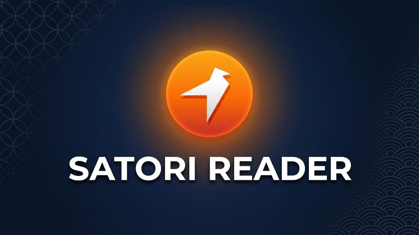 Satori Reader interface showing Japanese story with grammar explanations